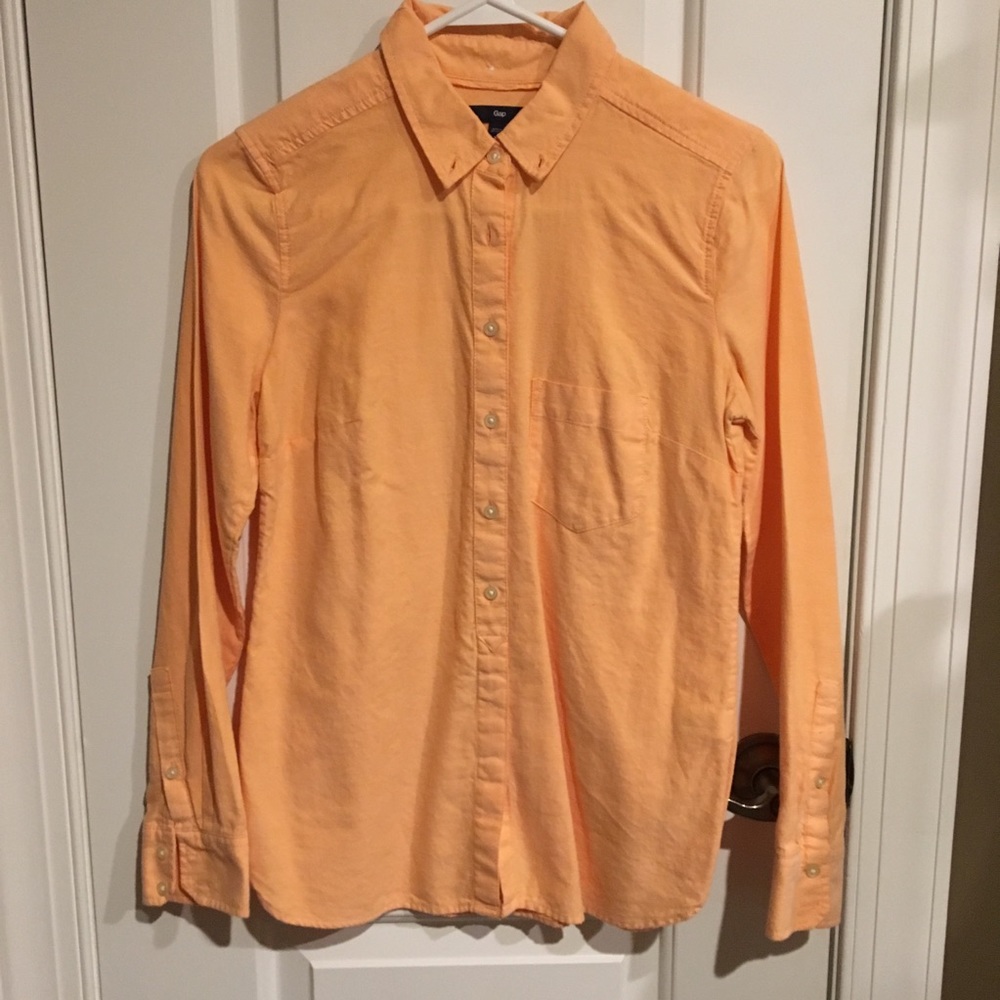 Gap Orange Button Down